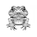 toad on acid tattoo design idea