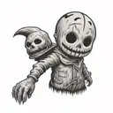 Sam trick r treat and Michael Myers tattoo design idea