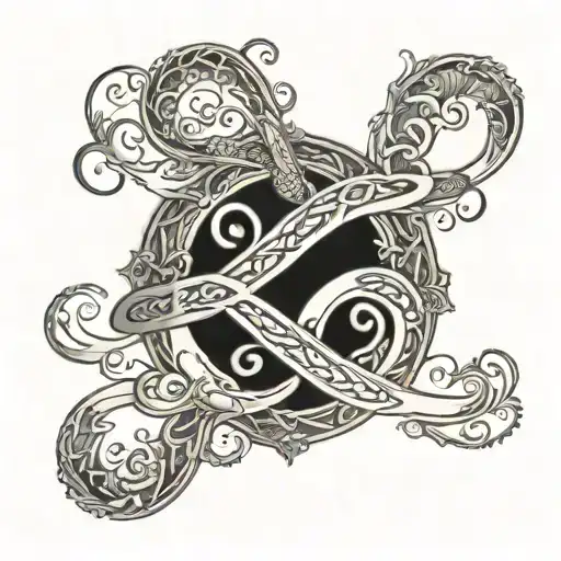 infinity tatto with names nivin and anju and their date of birth 1992 and 1998 tattoo design idea