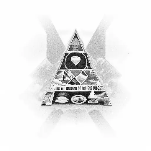 A collage of significant events from the years 1968, 1971, 2009, and 1997, showcasing the milestones and memories that have shaped your family's journey tattoo design idea