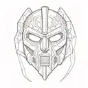 mf doom tattoo design idea
