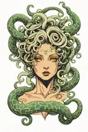 Medusa tattoo design idea
