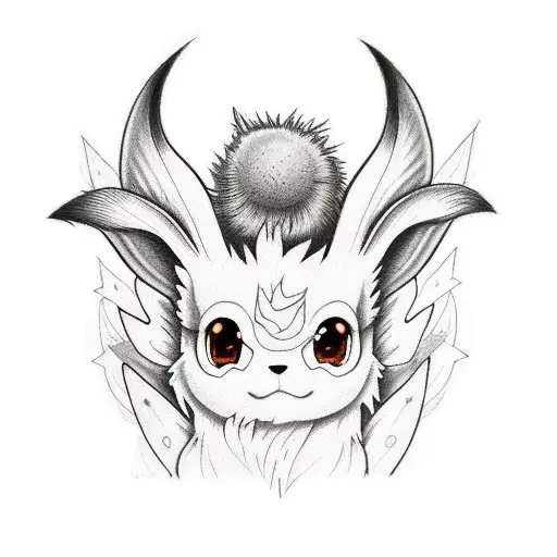 eevee tattoo design idea