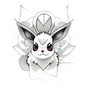 eevee tattoo design idea