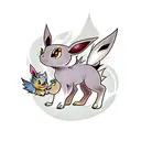 eevee evolutions tattoo design idea