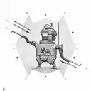 binary code bender from futurama  tattoo design idea