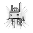 binary code bender from futurama  tattoo design idea