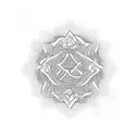 create a tribal pattern which embodies being spiritual, nature, love, strength and courage tattoo design idea