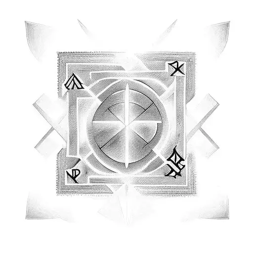 a palindrom of the word outcome, with the roman nuber 1 crossing the word abd the unfinity symbol is blended within the  tattoo design idea