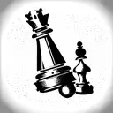 chess queen  tattoo design idea