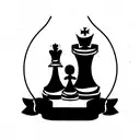 chess queen  tattoo design idea