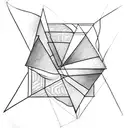 Triangle tattoo design idea