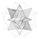 Triangle tattoo design idea