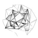 Triangle tattoo design idea