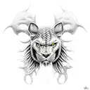 pantera tattoo design idea