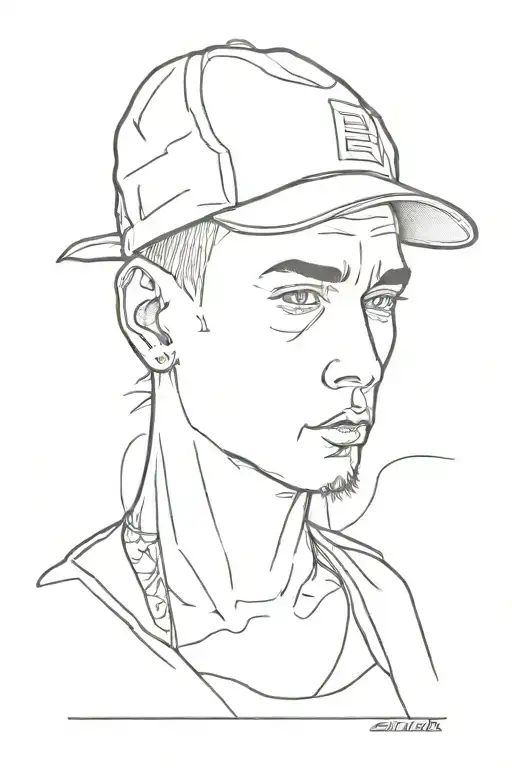 eminem tattoo design idea