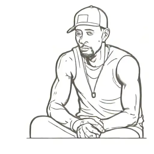 Eminem rock bottom tattoo design idea