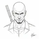 HITMAN RO45 tattoo design idea