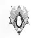 Orca and California tattoo design idea