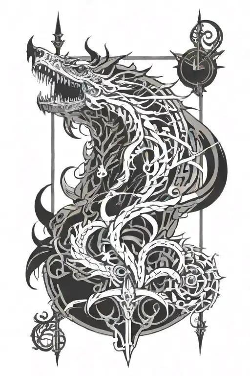 igris solo leveling inside tattoo design idea