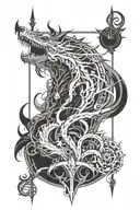 igris solo leveling inside tattoo design idea