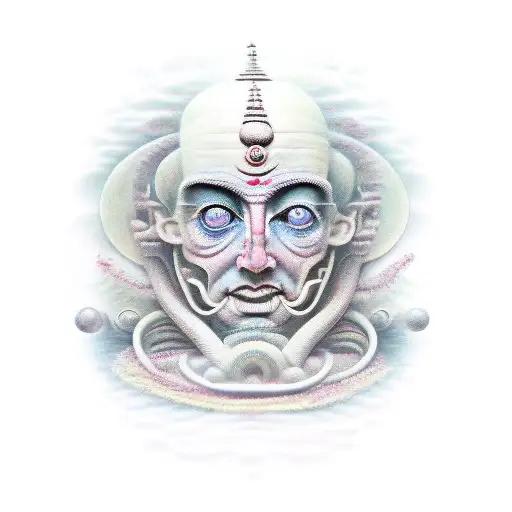 tendrills sanskrit tattoo design idea