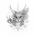 write the numbers 143 tattoo design idea