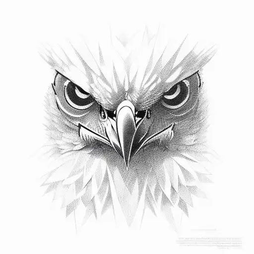 hawk brewing beer tattoo design idea