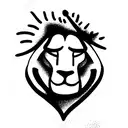 simba tattoo design idea