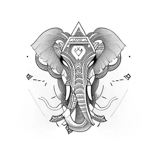 tattoo based on south east asia, thailand elephants, traveling, planes and the island of Tenerife tattoo design idea