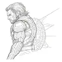 Daddy's Bucky tattoo design idea