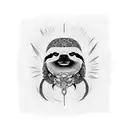 sin of sloth tattoo design idea