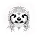 sin of sloth tattoo design idea
