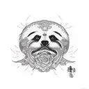 sin of sloth tattoo design idea