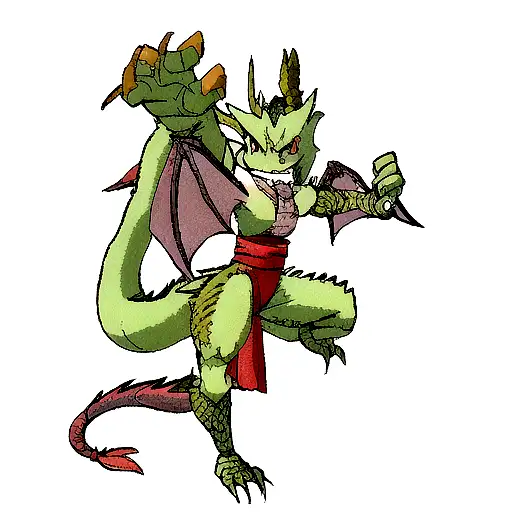 dragon with dragger  for front arm bw elbow and wrist wrapped around design keep it bol and force tattoo design idea