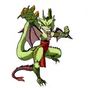 dragon with dragger  for front arm bw elbow and wrist wrapped around design keep it bol and force tattoo design idea