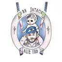 dad with son on his shoulders tattoo design idea