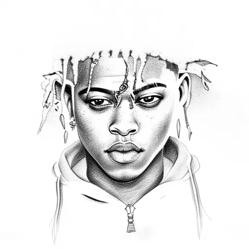 xxxtentacion tattoo design idea
