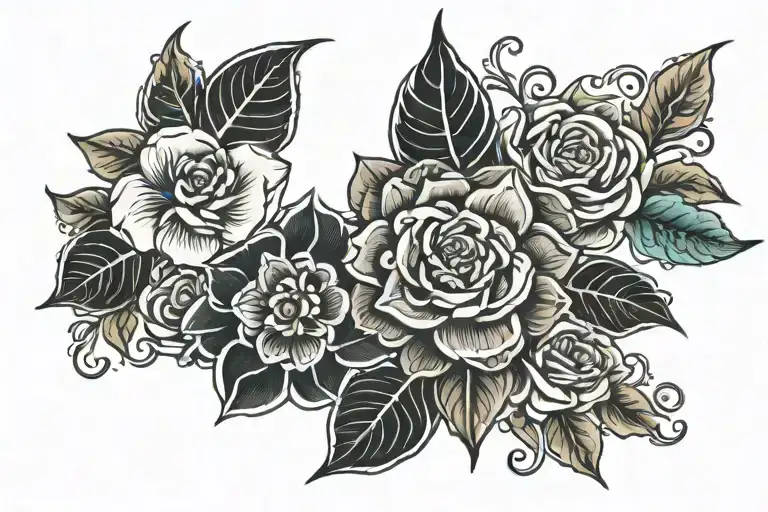 khushi jeevan combination  tattoo design idea