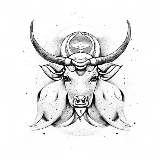 Taurus and Aries tattoo design idea