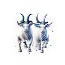 Taurus and Aries tattoo design idea