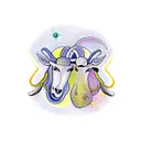 Taurus and Aries tattoo design idea