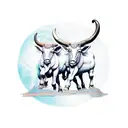 Taurus and Aries tattoo design idea