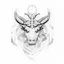 Taurus and Aries tattoo design idea