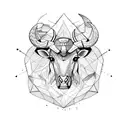 Taurus and Aries tattoo design idea
