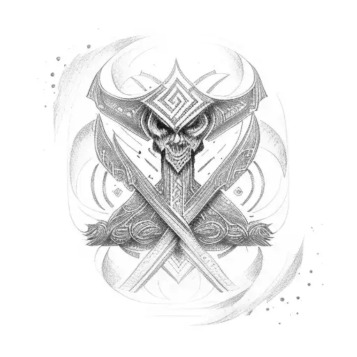 Elder Futhark tattoo design idea