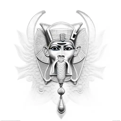 Thoth Egyptian God tattoo design idea