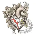 A mother's heart is a deep abyss at the bottom of which I will always find forgiveness. tattoo design idea