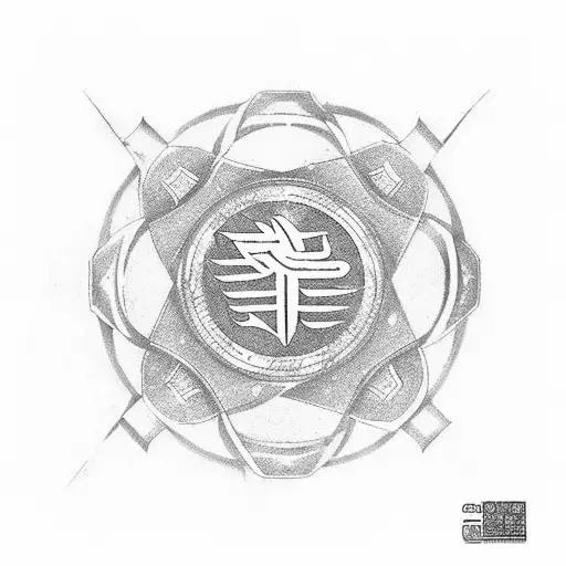 the 8 trigrams of taekwondo poomsaes with the words "a room of my own" tattoo design idea