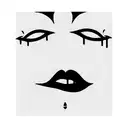 vampire bite tattoo design idea